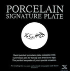 Porcelain Signature Plate