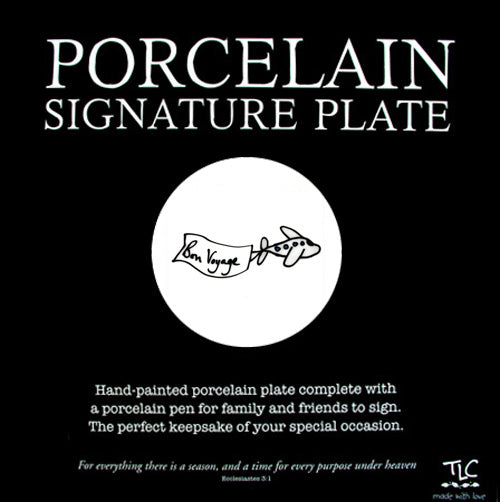 Porcelain Signature Plate