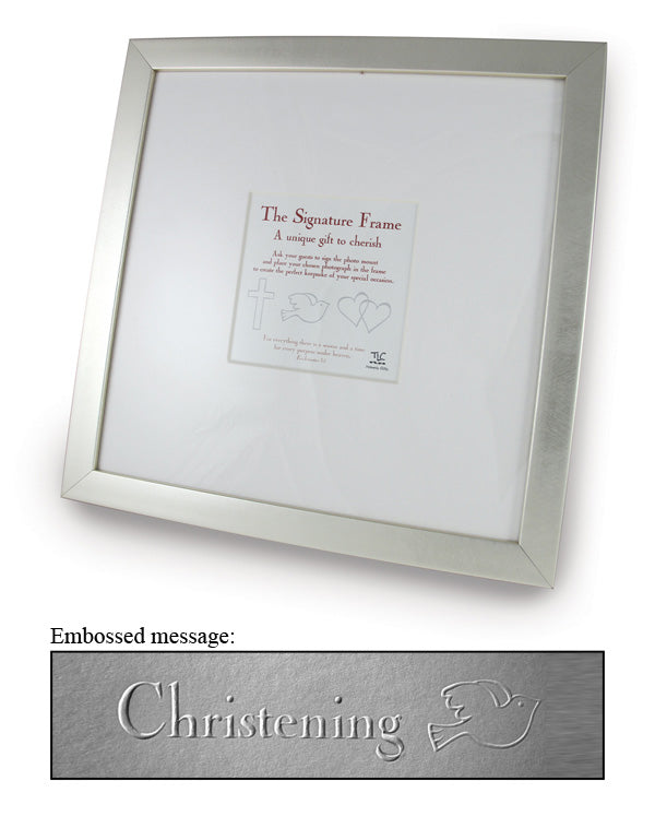 Christening Signature Photograph FrameChristening Signature Photograph Frame