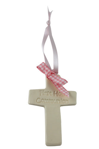 First Holy Communion Ceramic Cross (Girl)First Holy Communion Ceramic Cross (Girl)