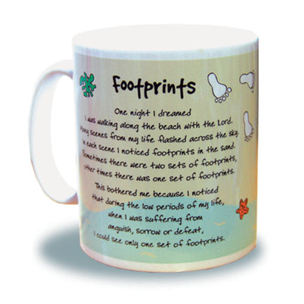 Footprints  MugFootprints  Mug