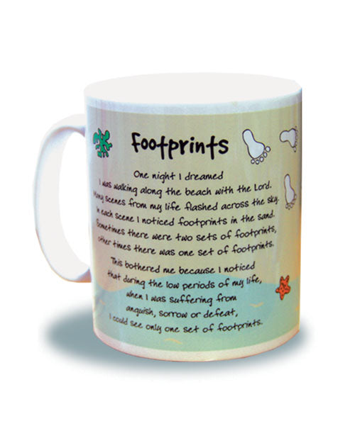 Footprints  MugFootprints  Mug