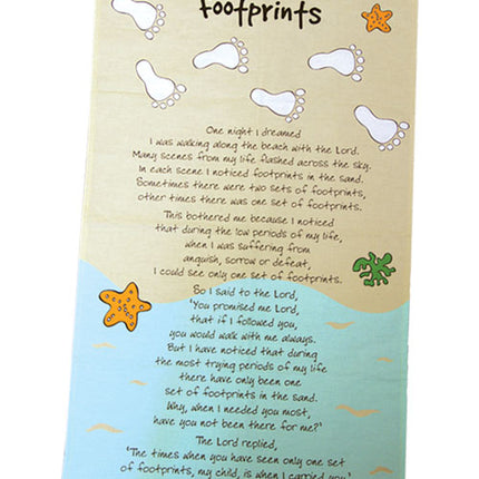 Footprints Tea TowelFootprints Tea Towel