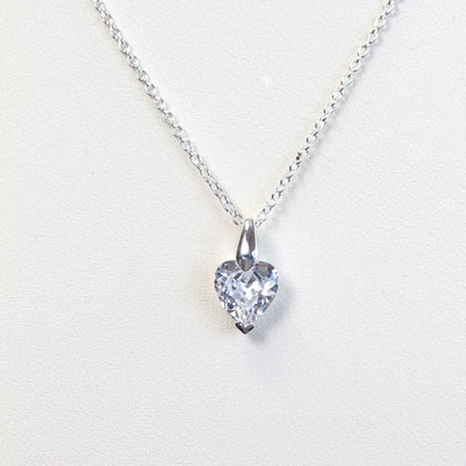 Cubic Zirconia Heart DropletCubic Zirconia Heart Droplet