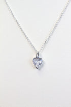 Cubic Zirconia Heart DropletCubic Zirconia Heart Droplet