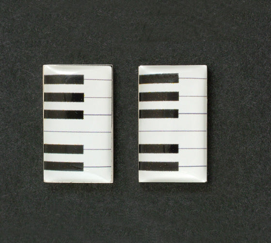 Piano Cufflinks In Box (Bocr6)  (12 X 20 Mm)Piano Cufflinks In Box (Bocr6)  (12 X 20 Mm)