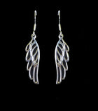 Silver Angel Wing Drop  EarringsSilver Angel Wing Drop  Earrings