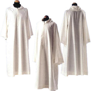 Acolyte Alb With Zip - PolycottonAcolyte Alb With Zip - Polycotton