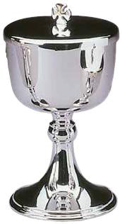 Old English/Derby Ciborium-Large (9.75Cm Dia) - Silver PlatedOld English/Derby Ciborium-Large (9.75Cm Dia) - Silver Plated