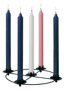 Advent Candles - Purple, Rose & WhiteAdvent Candles - Purple, Rose & White