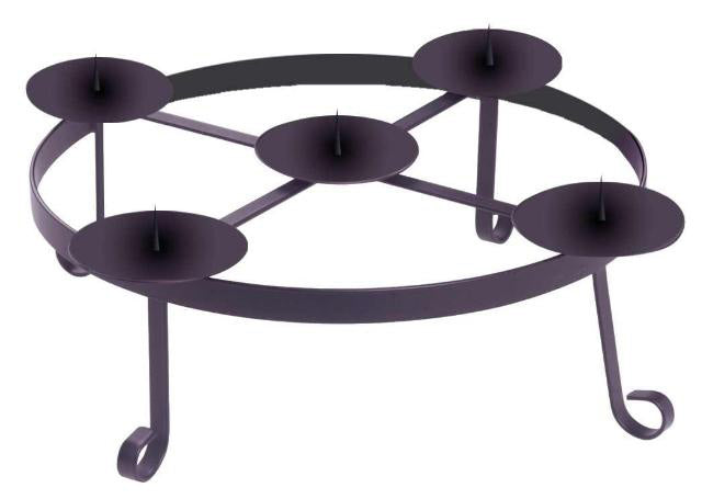 Advent Stand With Spikes 14" DiameterAdvent Stand With Spikes 14" Diameter