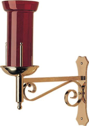 Traditional Wall Lamp - Glass Shade (Electric)