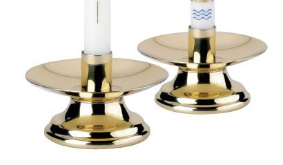 Brass Baptismal/Wedding Candlestick For 7/8" CandleBrass Baptismal/Wedding Candlestick For 7/8" Candle