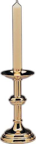 Brass Altar Candlestick 12"