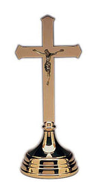 Solid Brass Altar CrucifixSolid Brass Altar Crucifix