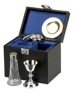 4Pc Georgian Set With Glass Cruet *4Pc Georgian Set With Glass Cruet *
