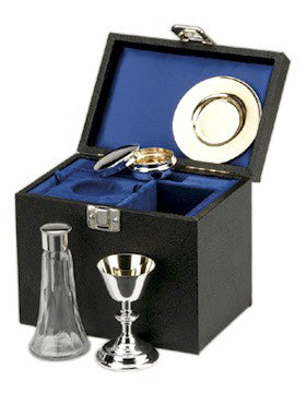 4Pc Georgian Set With Glass Cruet *4Pc Georgian Set With Glass Cruet *