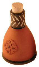 Terracotta Celtic Pottery CruetTerracotta Celtic Pottery Cruet