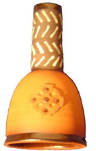 Terracotta  Large Celtic Pottery CandlestickTerracotta  Large Celtic Pottery Candlestick