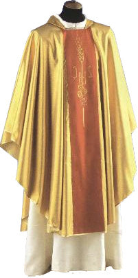 Chasuble - IHS Wheat & Grapes