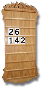 Ornate Hand Carved Hymn BoardOrnate Hand Carved Hymn Board