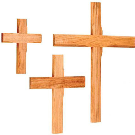 Wall Cross In Solid Oak - 36"Wall Cross In Solid Oak - 36"