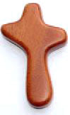 Hand-Held Mahogany CrossHand-Held Mahogany Cross
