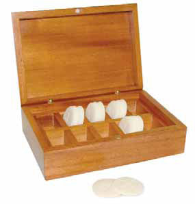 Natural Wafer Box With Cross DesignNatural Wafer Box With Cross Design