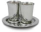 Pewter Cruets And Paten SetPewter Cruets And Paten Set
