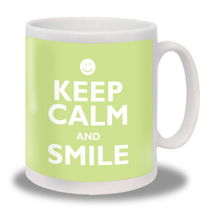 Keep Calm And Smile MugKeep Calm And Smile Mug