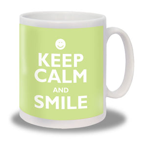 Keep Calm And Smile MugKeep Calm And Smile Mug