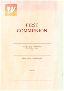 Certificate-First CommunionCertificate-First Communion