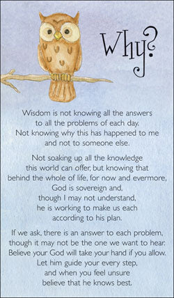 Prayer Card-Why?Prayer Card-Why?