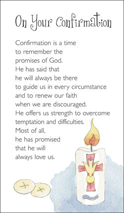 Prayer Card - On Your ConfirmationPrayer Card - On Your Confirmation