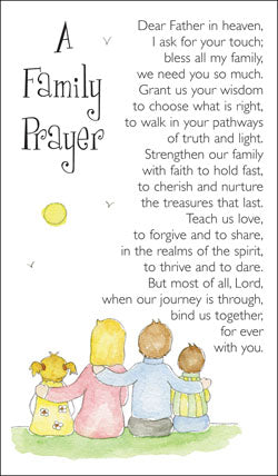 Prayer Card - A Family PrayerPrayer Card - A Family Prayer