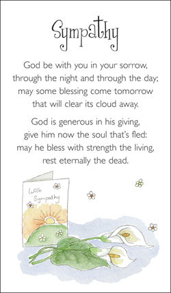 Prayer Card - SympathyPrayer Card - Sympathy