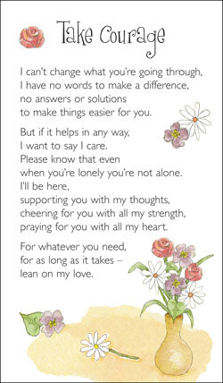 Prayer Card - Take CouragePrayer Card - Take Courage