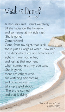 Prayer Card - What Is Dying *** Available To Backorder ***Prayer Card - What Is Dying *** Available To Backorder ***
