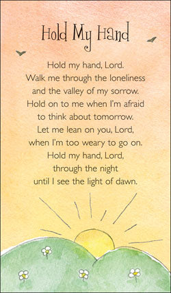 Prayer Card -  Hold My HandPrayer Card -  Hold My Hand
