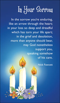 Prayer Card -  In Your SorrowPrayer Card -  In Your Sorrow