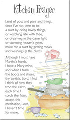 Prayer Card -  Kitchen PrayerPrayer Card -  Kitchen Prayer