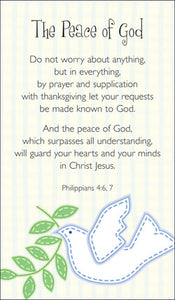 Prayer Card -  The Peace Of GodPrayer Card -  The Peace Of God