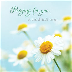 Praying For You At This Difficult Time - Square Card GlossPraying For You At This Difficult Time - Square Card Gloss