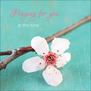 Praying For You At This Time - Square Card GlossPraying For You At This Time - Square Card Gloss