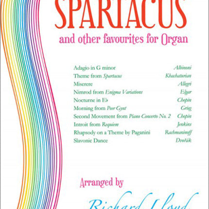 Spartacus And Other Favourites For OrganSpartacus And Other Favourites For Organ