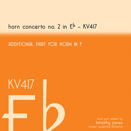 Horn Concerto In E Flat K417