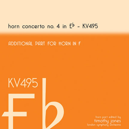 Horn Concerto In E Flat K495