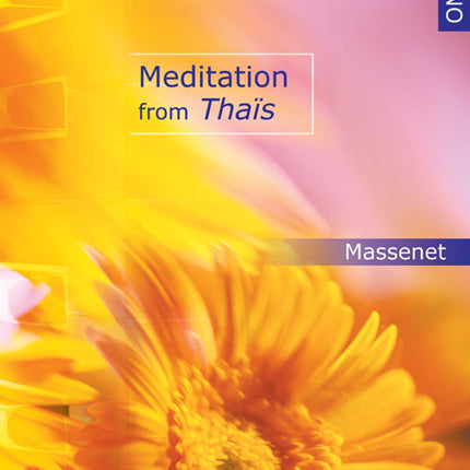 Meditation From Thais For Piano