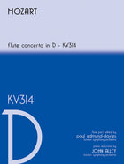 Mozart Flute Concerto In D Kv 314