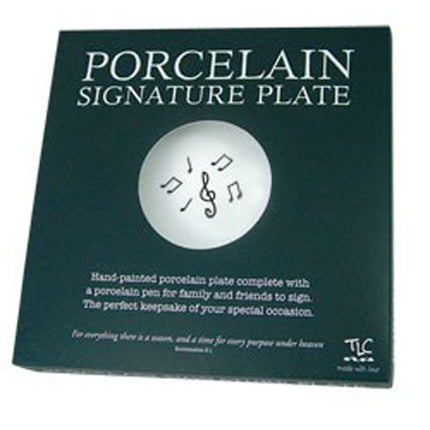 Porcelain Signature Plate